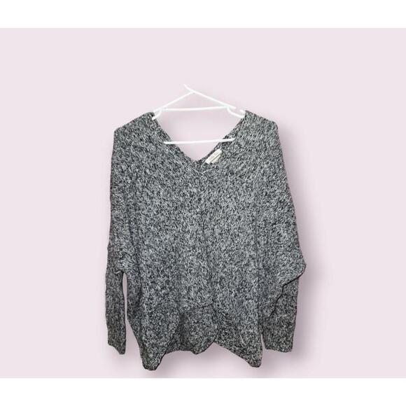 Matilda Jane Grey V-Neck Sweater Size XS - Picture 3 of 8